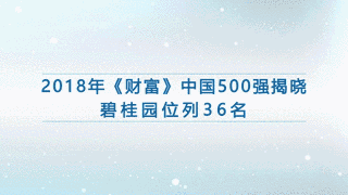 碧桂园荣登《财富》中国500强